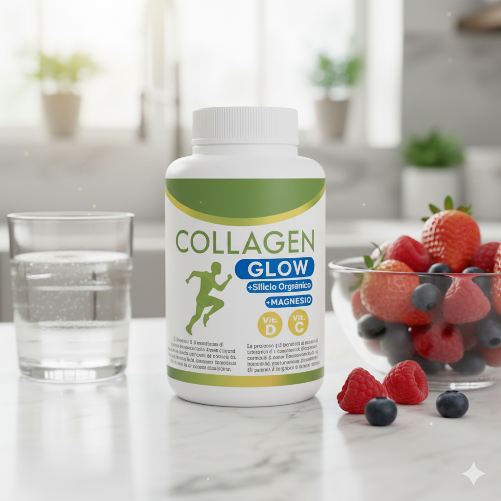 COLLAGEN GLOW – Muévete sin dolor en sólo 8 semanas + Guía de Regalo de Movilidad y Alimentación. Vive una vida sin molestias