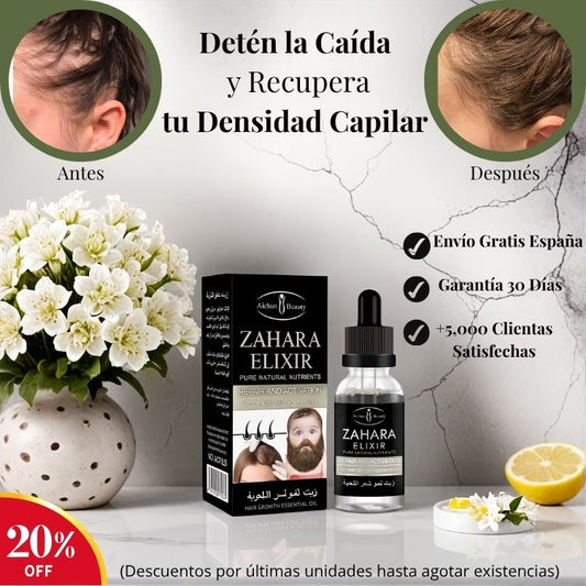 Zahara Elixir - Gotas Energéticas para el Cabello