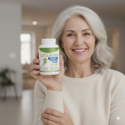 COLLAGEN GLOW – Muévete sin dolor en sólo 8 semanas + Guía de Regalo de Movilidad y Alimentación. Vive una vida sin molestias
