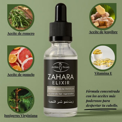 Zahara Elixir - Gotas Energéticas para el Cabello